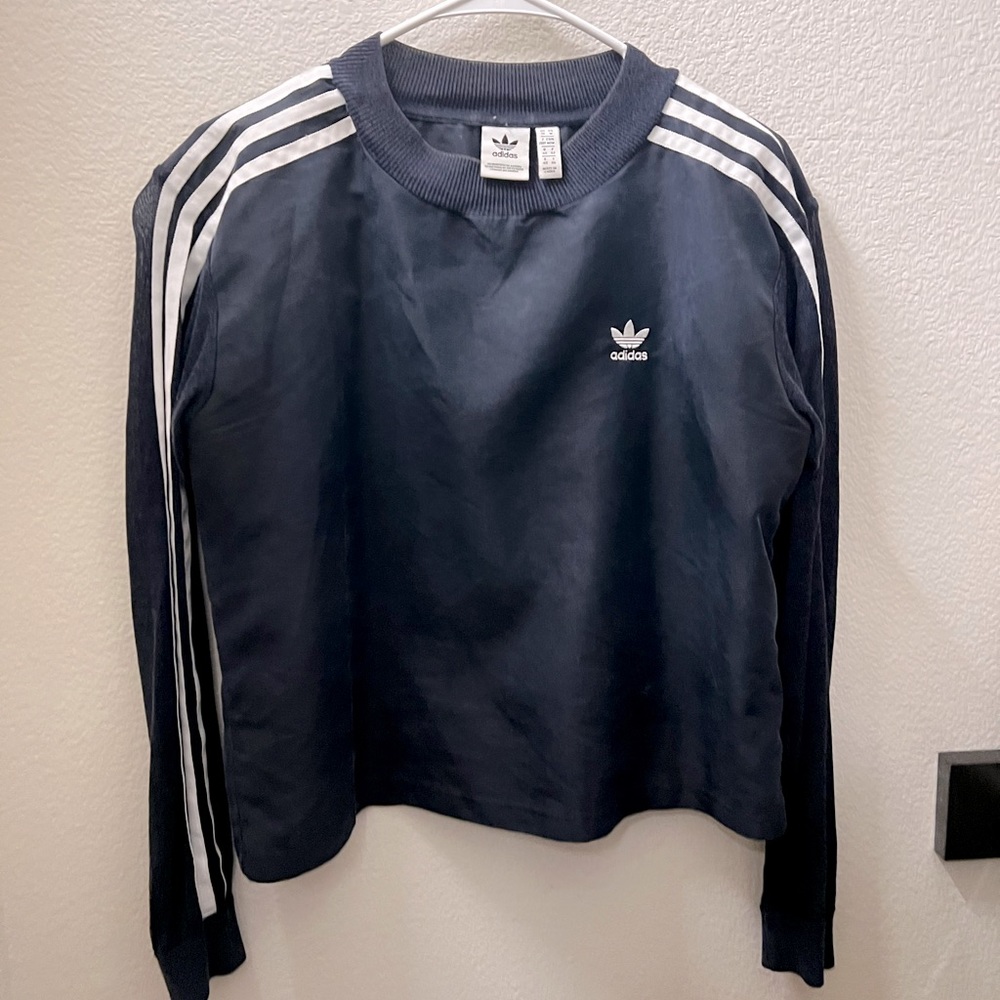 Adidas Navy Blue Crop Top